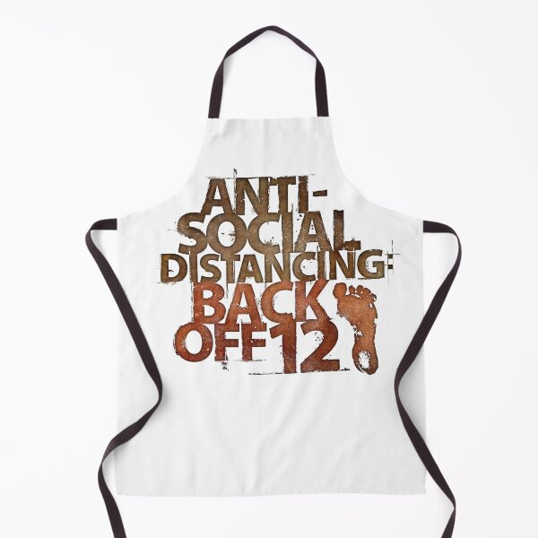 Item preview, Funny Anti-Social Distancing Back Off 12 Feet - Typography designed and sold by 26-Characters.