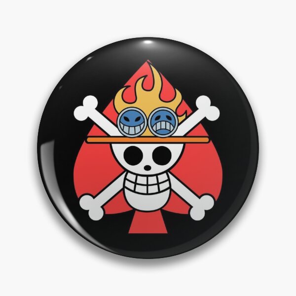 Item preview, Ace Symbol Fire Skull designed and sold by AllAnimes.