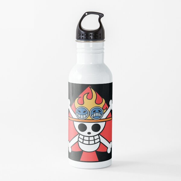 Ace Symbol Fire Skull Water Bottle