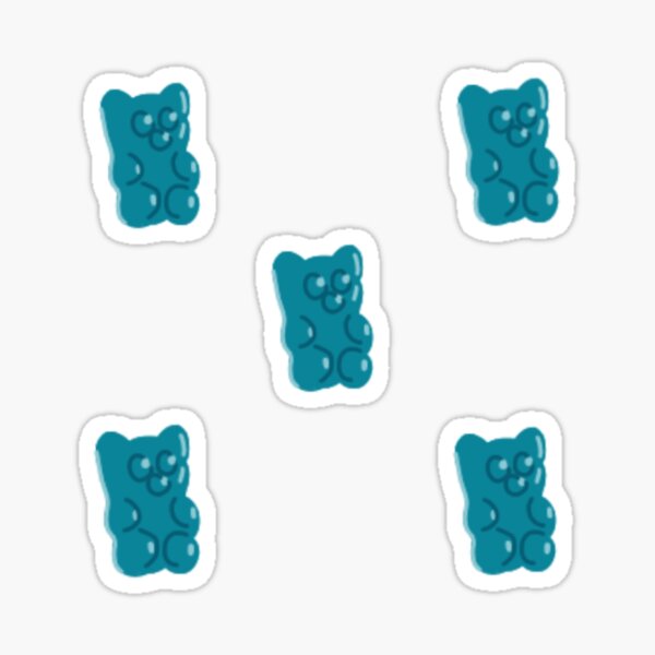 Item preview, blue gummy bears designed and sold by ravidesignit.
