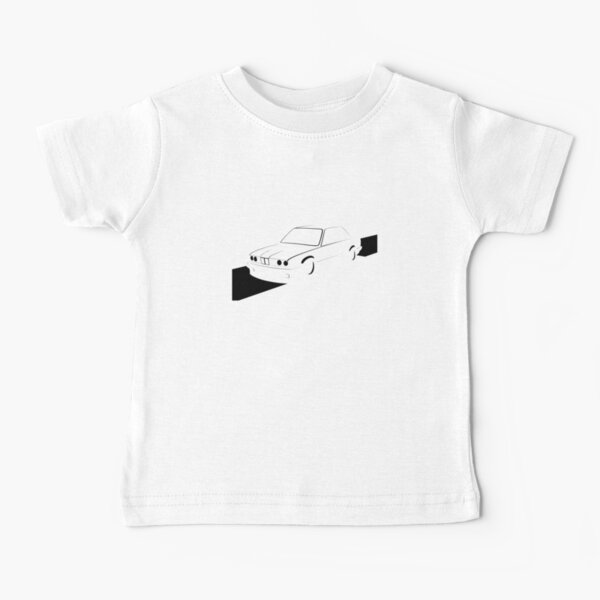E30 Retro - Black Print Baby T-Shirt