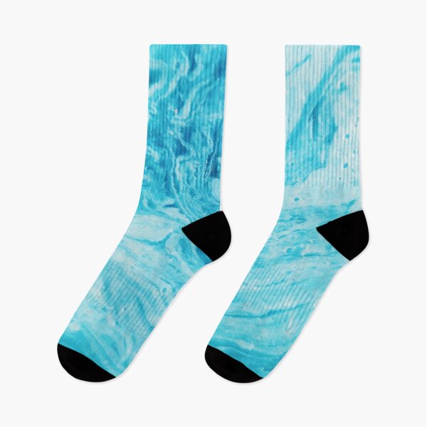 Item preview, Fluid Blue Paint Swirls Pattern designed and sold by TamDigitalPrint.