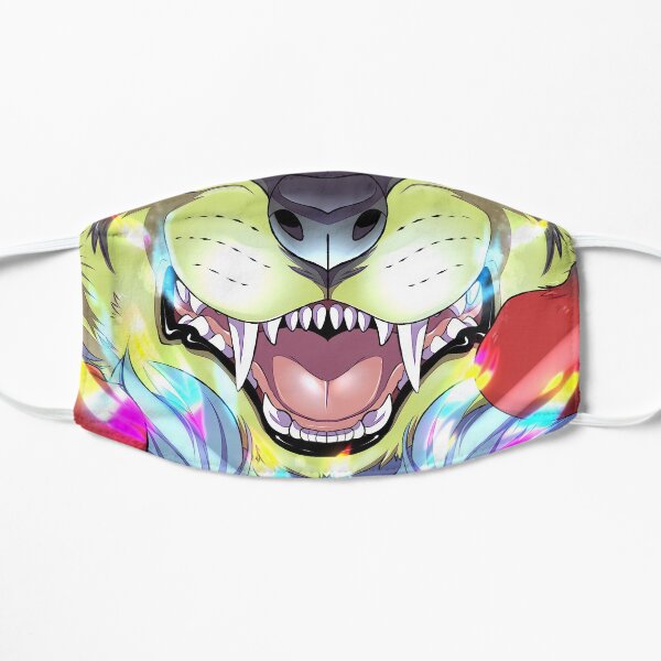Yellow Anubis Jackal Mask Flat Mask