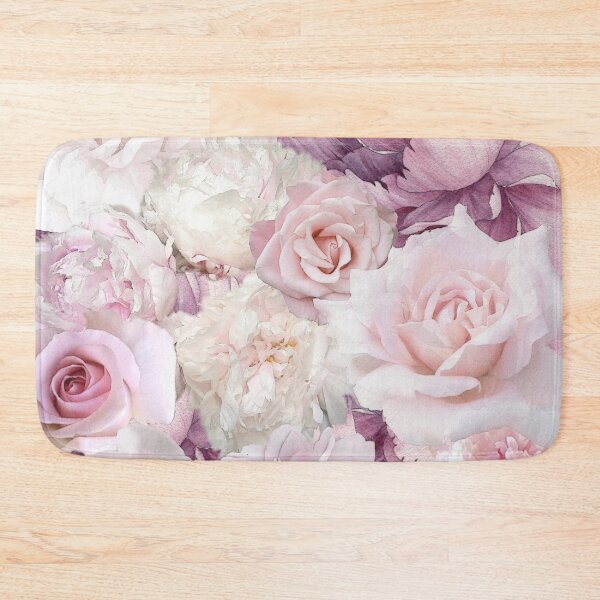 Item preview, Big Soft Pink Roses Summertime Botanical Garden Flowers  designed and sold by IZiets.