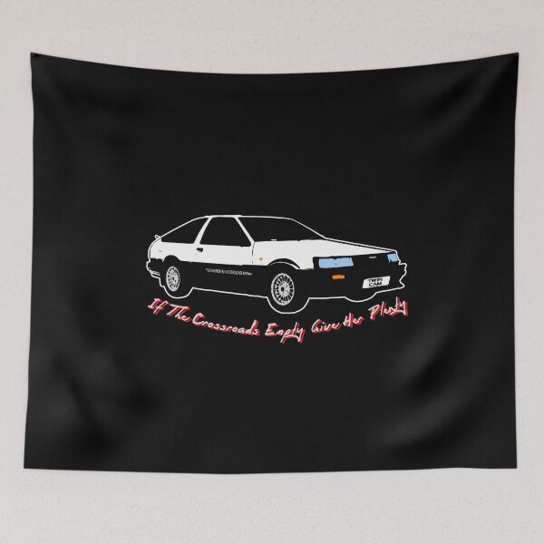 Item preview, If The Crossroads Empty Give Her Plenty Toyota Corolla Twin Cam 16v White designed and sold by Autographix.