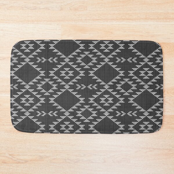Item preview, Black & white 3D beaded navajo aztec black & white designed and sold by Dana Du.