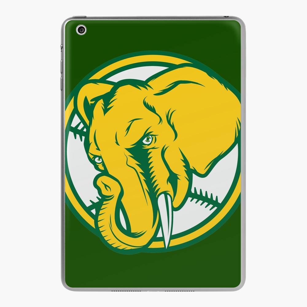 Elephant-Inspired Oakland A's Design iPad Case & Skin for Sale by