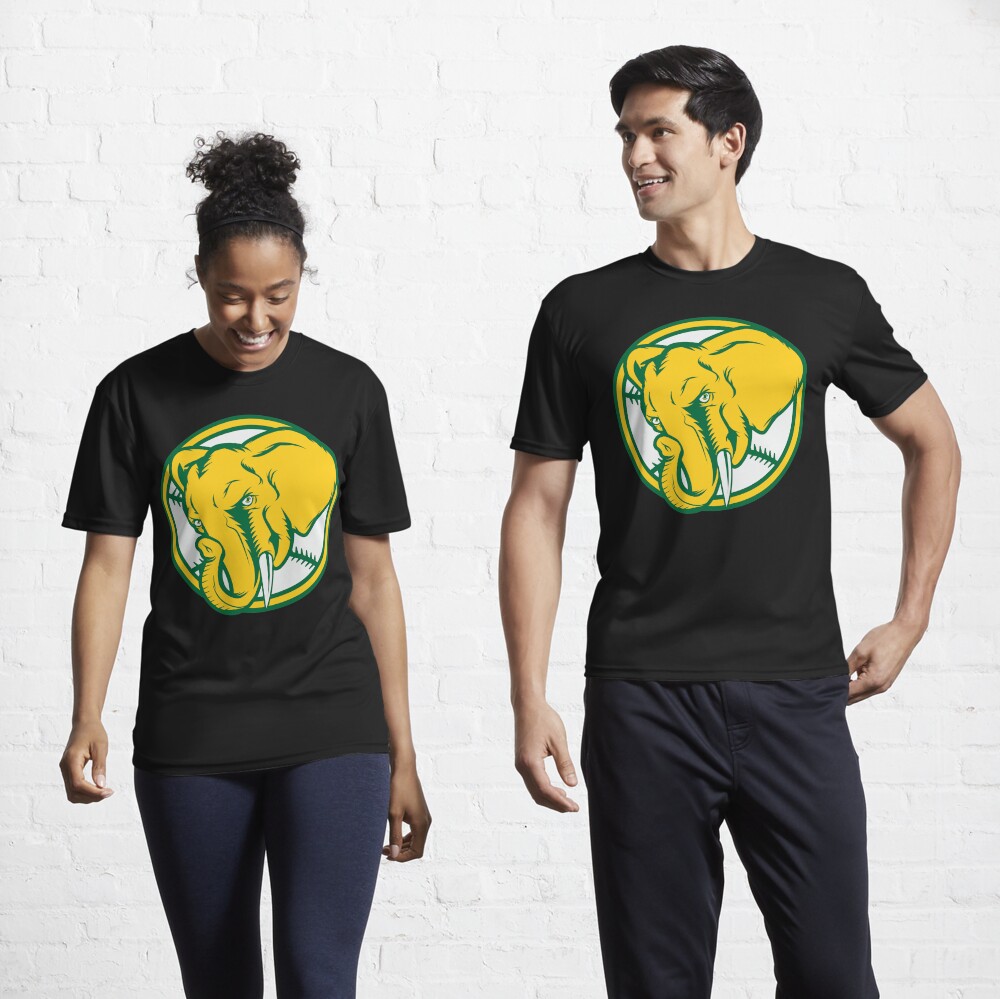 oakland a's elephant t shirt