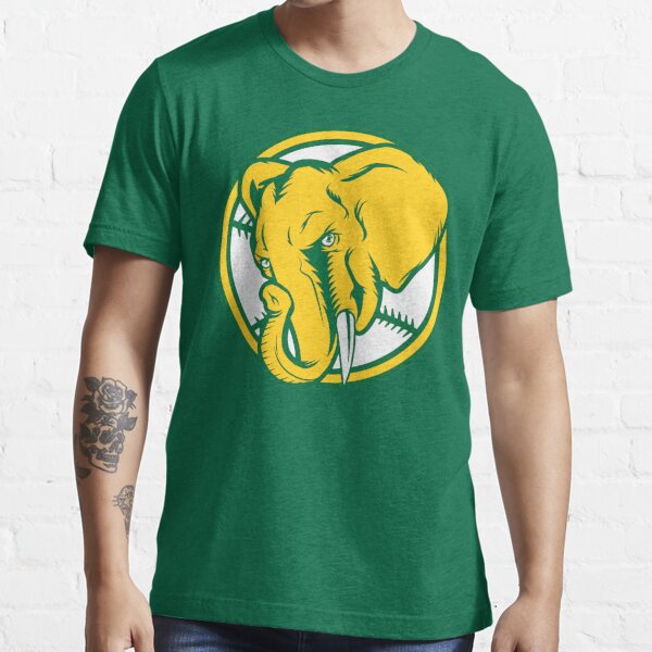 Elephant-Inspired Oakland A's Design Sticker for Sale by OrganicGraphic