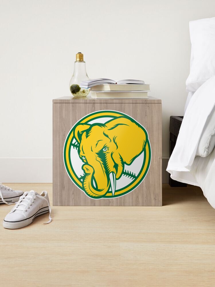 Elephant-Inspired Oakland A's Design Sticker for Sale by