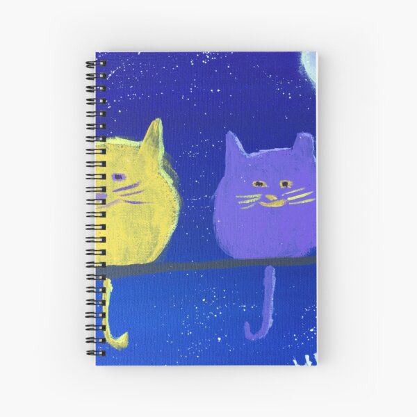 Two Plumpy Cats Spiral Notebook