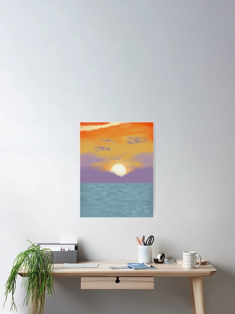 Thumbnail 2 of 3, Poster, Sunset designed and sold by Ramsesgl.