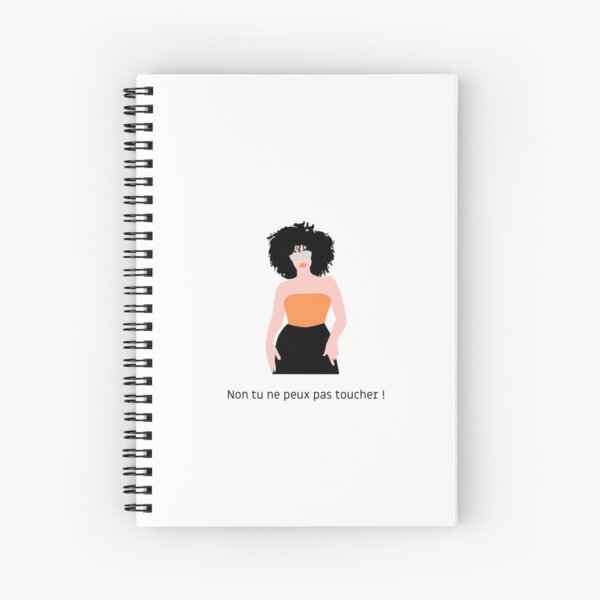 Don't touch my hair! Spiral Notebook