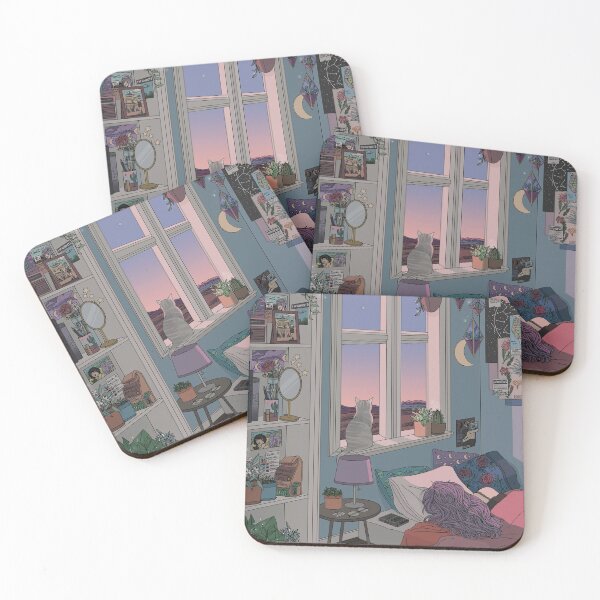 Early Morning Coasters (Set of 4)