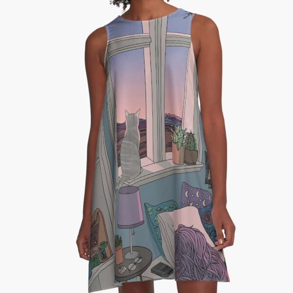 Early Morning A-Line Dress