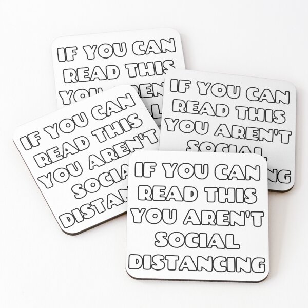 Item preview, If You Can Read This You Aren't Social Distancing  designed and sold by ashleymanheim.