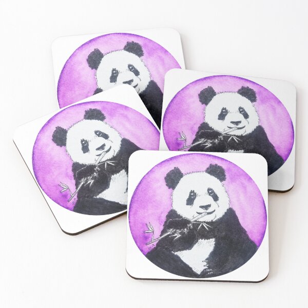 Item preview, Inktober 2019: Panda designed and sold by Pamela Sommer.