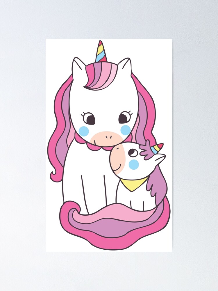 Mom and Baby Unicorn Mom and Baby Unicorn