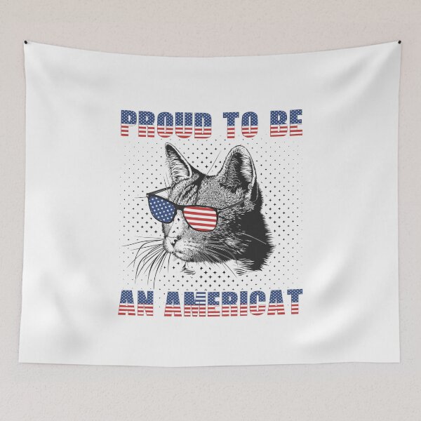 Item preview, Proud to Be an Americat, Funny Cat US Flag Sunglasses Gift designed and sold by PrintOfi.