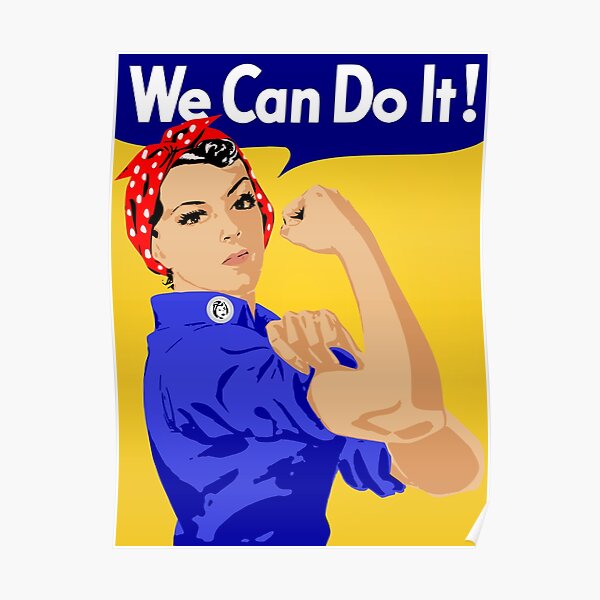 We can do it! Poster