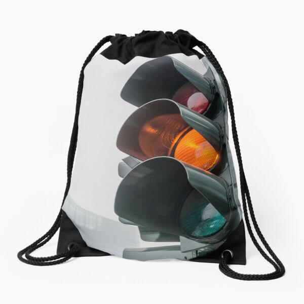 Traffic light Drawstring Bag