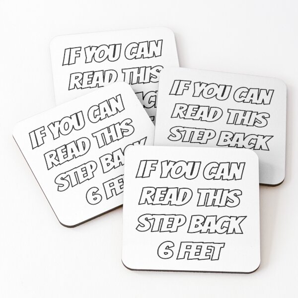 Item preview, If You Can Read This Step Back 6 Feet designed and sold by ashleymanheim.