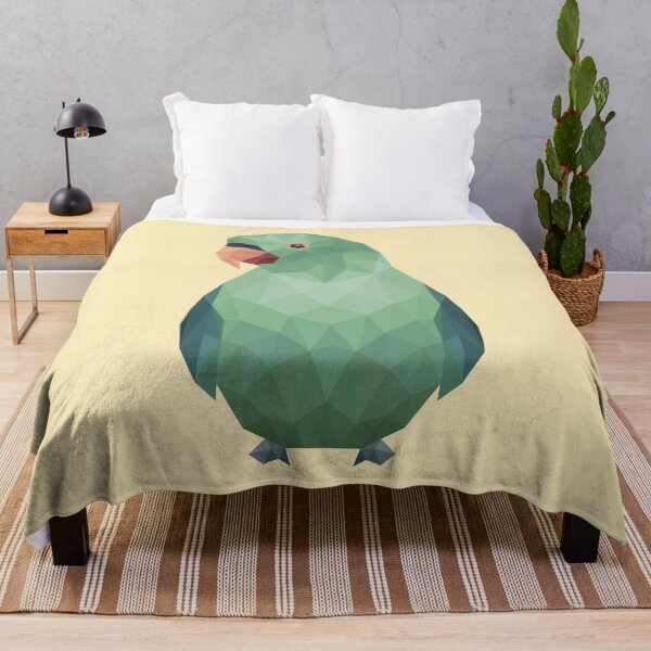 Item preview, Green tropical parrot designed and sold by frangipaniarts.