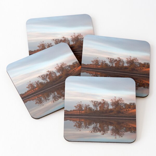 Item preview, sunrise reflection pink lakes - Murray Sunset NP Mallee designed and sold by yvonne hyland.