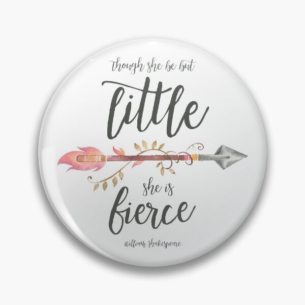 Item preview, Little and Fierce Shakespeare quote designed and sold by miragreetings.