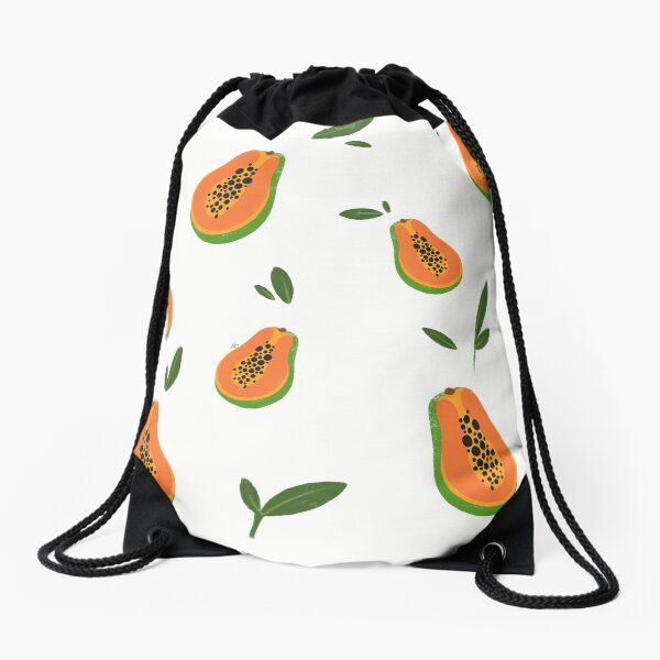 Papaya-Muster Turnbeutel