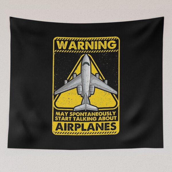 Item preview, Warning May Spontaneously Start Talking Airplanes designed and sold by perfectpresents.