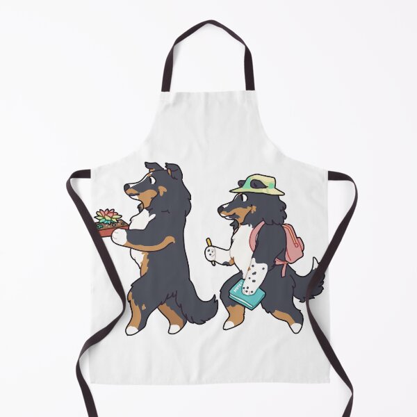 Item preview, Shetland sheepdogs studying succulent plant designed and sold by Ivy Fox Illustration.