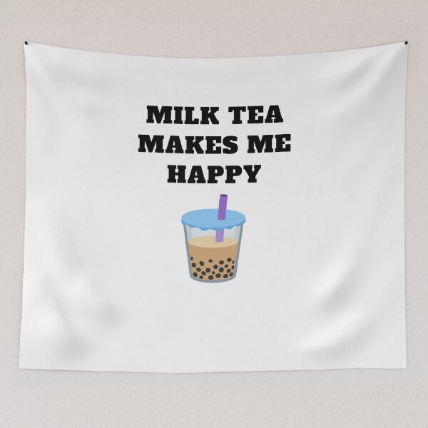 Item preview, Milk tea makes me happy bobba kawaii designed and sold by Jeangel97.