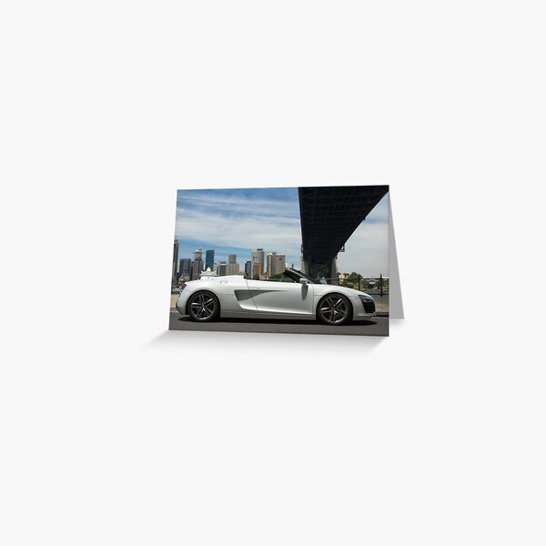 Audi R8 2013 Greeting Card