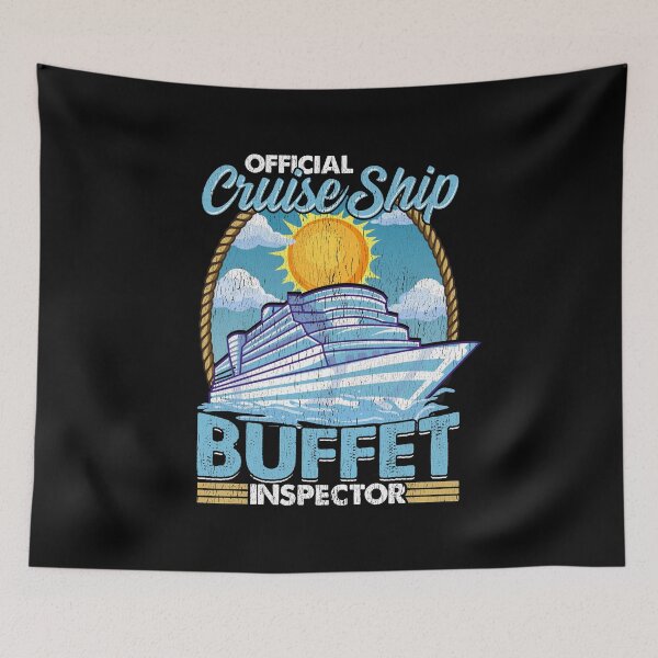 Item preview, Official Cruise Ship Buffet Inspector Foodie Pun designed and sold by perfectpresents.