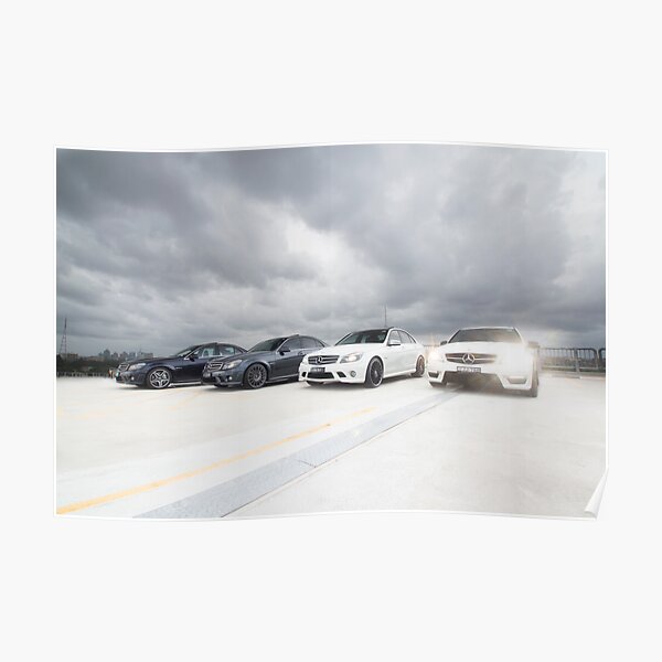 Mercedes C 63 AMG Poster
