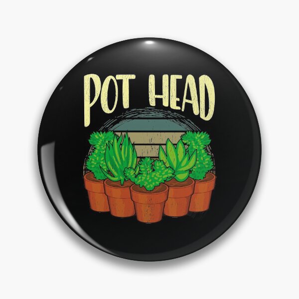 Item preview, Funny Pot Head Gardening & Plant Obsessed Pun designed and sold by perfectpresents.