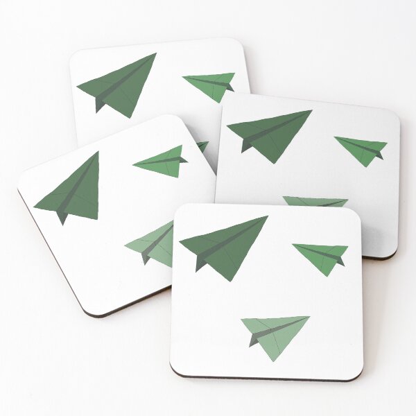 Item preview, Paper Planes Sticker Pack Forest Green designed and sold by AlishaMSchil.