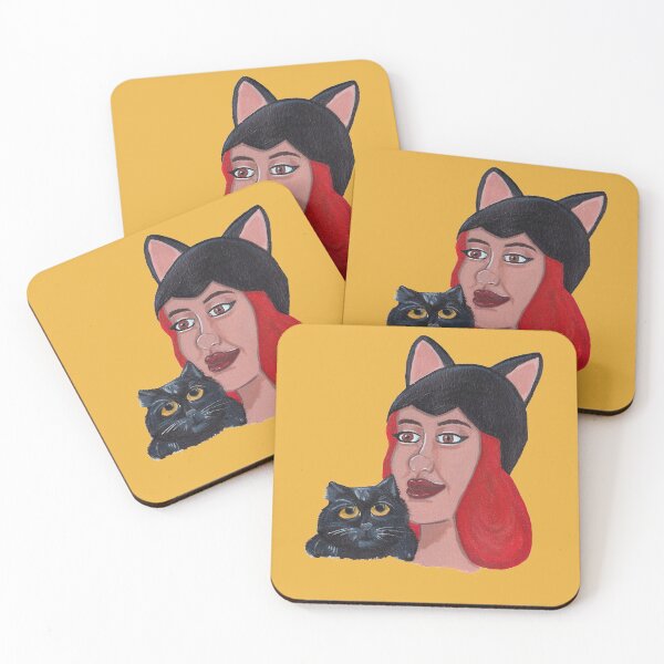 Item preview, Pin de Halloween con gato negro designed and sold by TesiaMarieArt.
