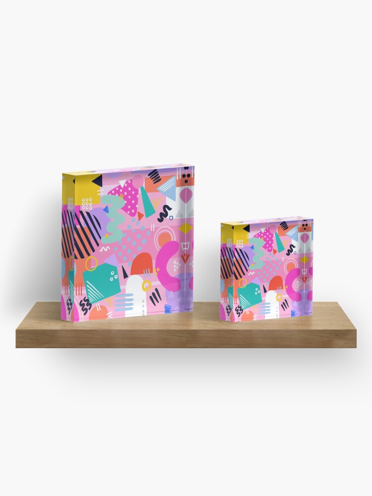 Alternate view of Candy Colours Acrylic Block