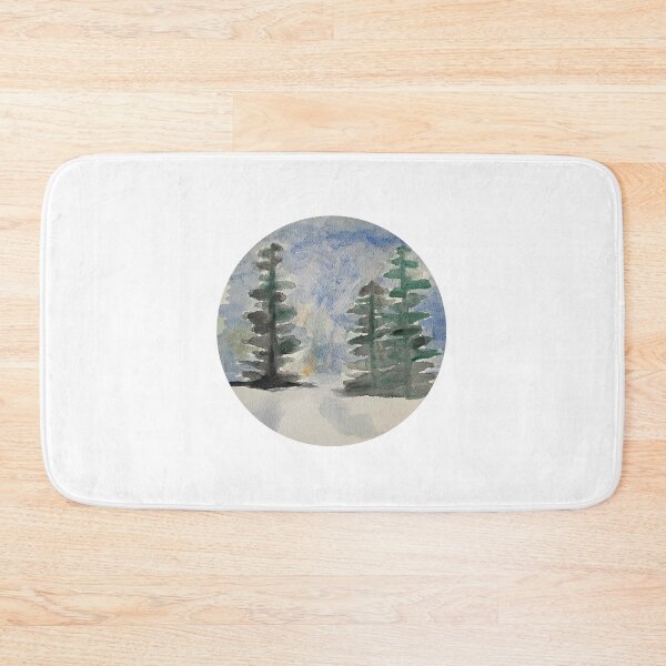 Item preview, watercolor winter scene designed and sold by kimgriffin.