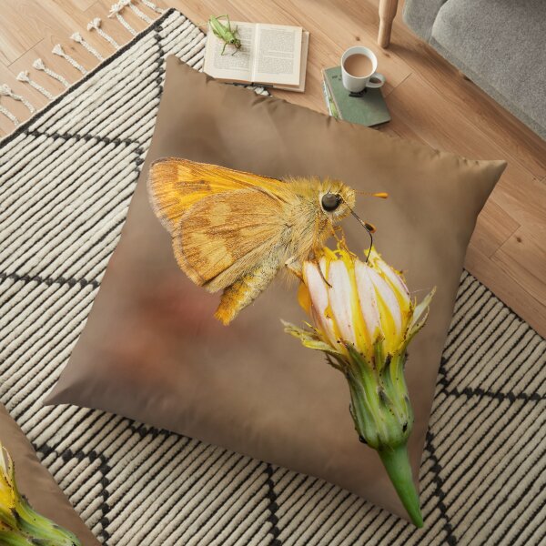 Woodland Skipper Butterfly Floor Pillow