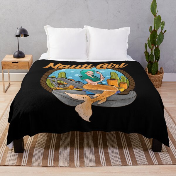 Item preview, Cute Nauti Girl Mermaid Naughty Nautical Pun designed and sold by perfectpresents.