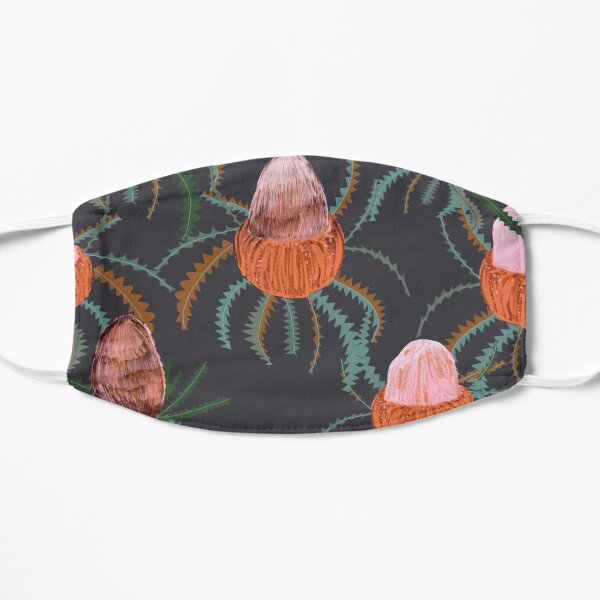 Banksia buds Flat Mask