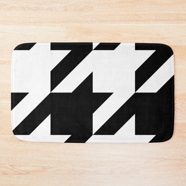 Item preview, Classic Houndstooth Black and White Large Pattern designed and sold by Moyanana.