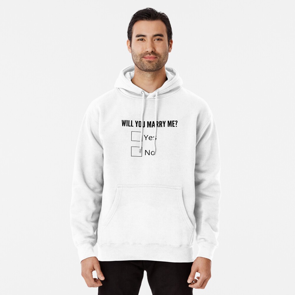 Off white will you marry best sale me hoodie