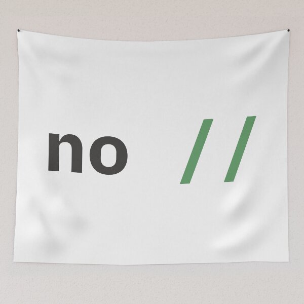 Item preview, No Comment designed and sold by ProgrammerSense.