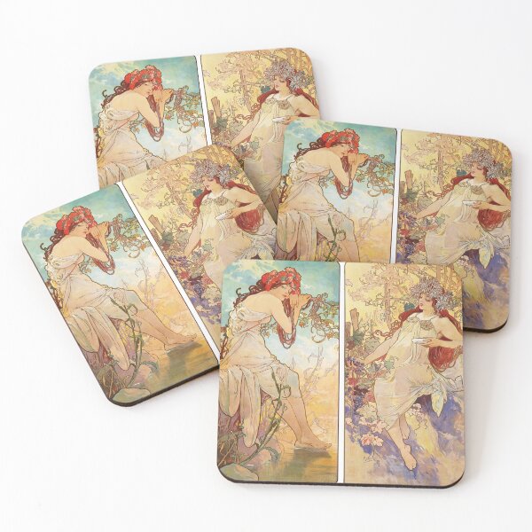 Item preview, HD Mucha Seasons. HIGH RESOLUTION designed and sold by Katie Payne.