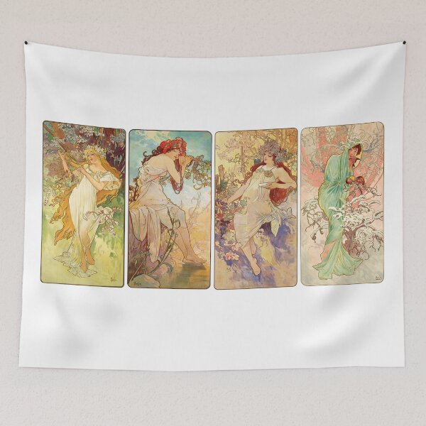 Item preview, HD Mucha Seasons. HIGH RESOLUTION designed and sold by Katie Payne.
