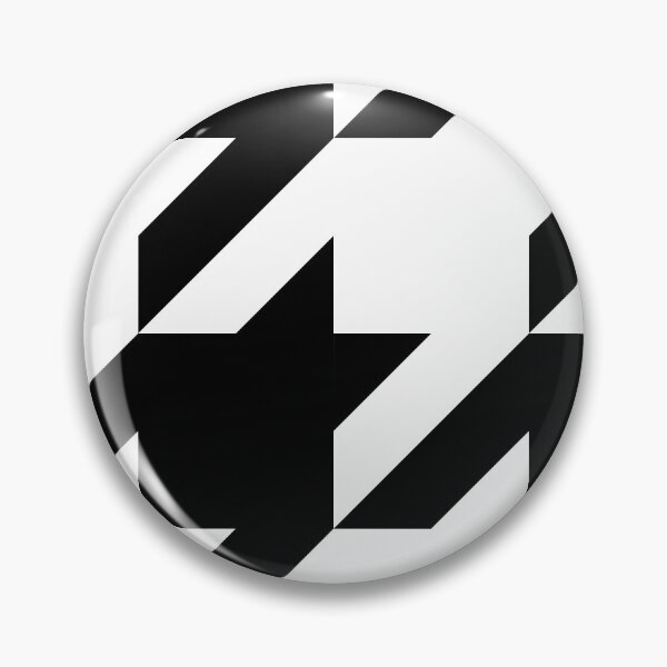 Item preview, Classic Houndstooth Black and White Large Pattern designed and sold by Moyanana.